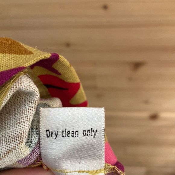 NWT Vintage Talbots Size 6 Linen Rayon Blend Floral Tank Dress Deadstock - Picture 14 of 14